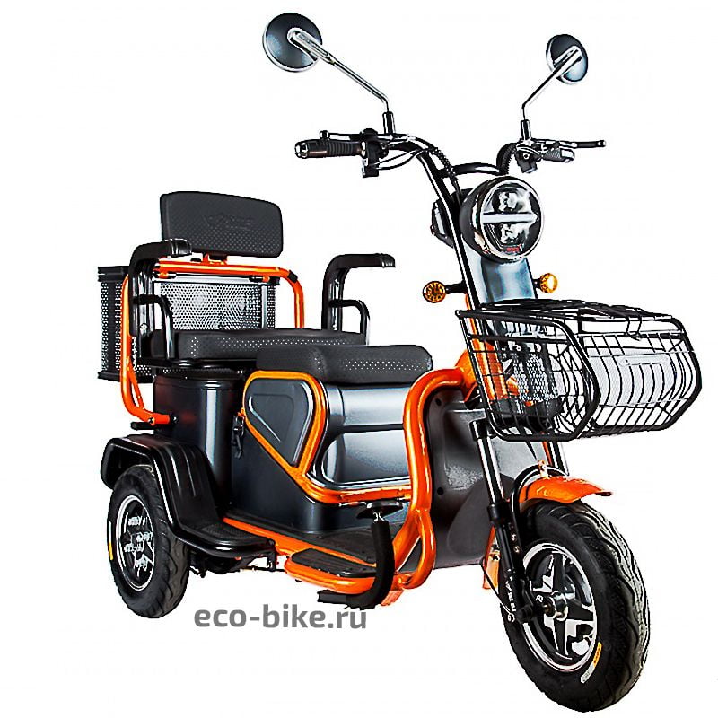 Трицикл Rutrike Pass S2 ТРАНСФОРМЕР 500W 48v 20Ah - электроскутер Трицикл Rutrike Pass S2 ТРАНСФОРМЕР 500W 48v 20Ah - электроскутер
